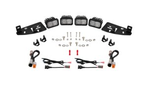 Ram 1500 Fog Light Kit - Diode Dynamics - SSC2 LED Fog Pocket Kit - White - `19-`24
